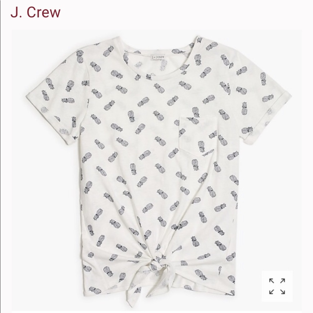 J. Crew pineapple t shirt